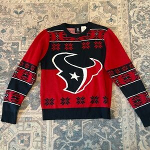 Houston Texans ugly Christmas sweater